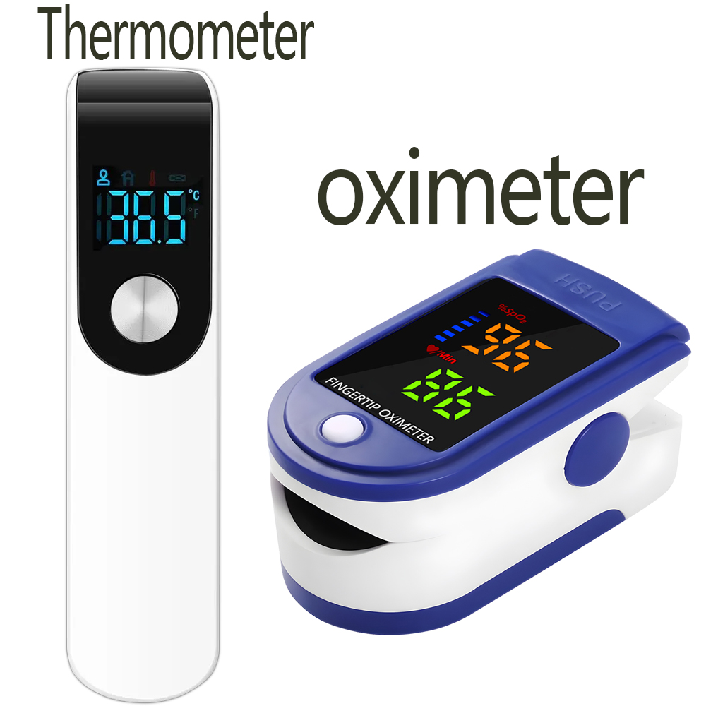 Pulse Oximeter - 의료용 이마 체온계, 손가락 끝 맥박
