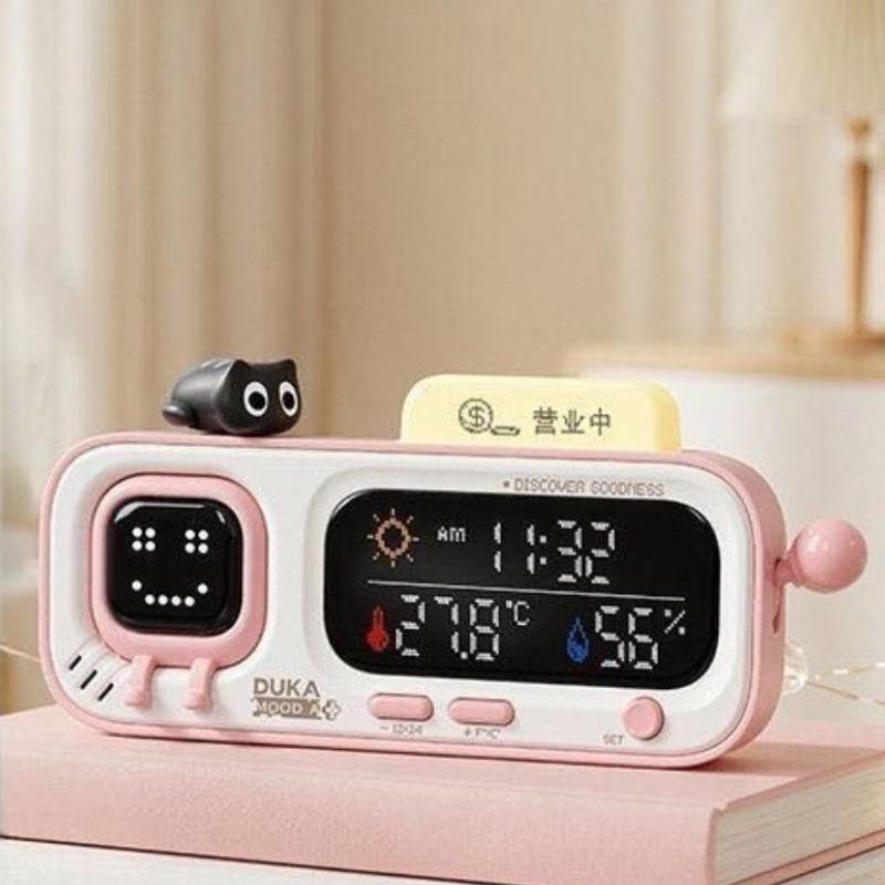 DUKA MOODA 스마트 데스크탑 온도 습도 시계 전 - Thermometer Digital 리뷰 및 가격