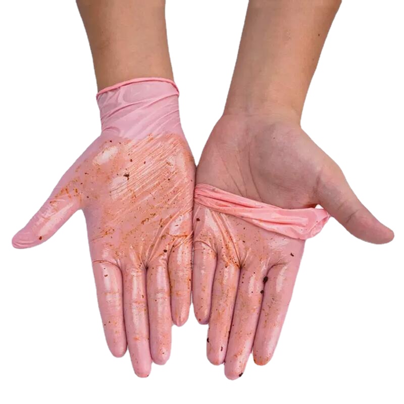50/100PCS 핑크 니트릴 장갑 일회용 파우더 프리 - Medical Gloves 리뷰 및 가격