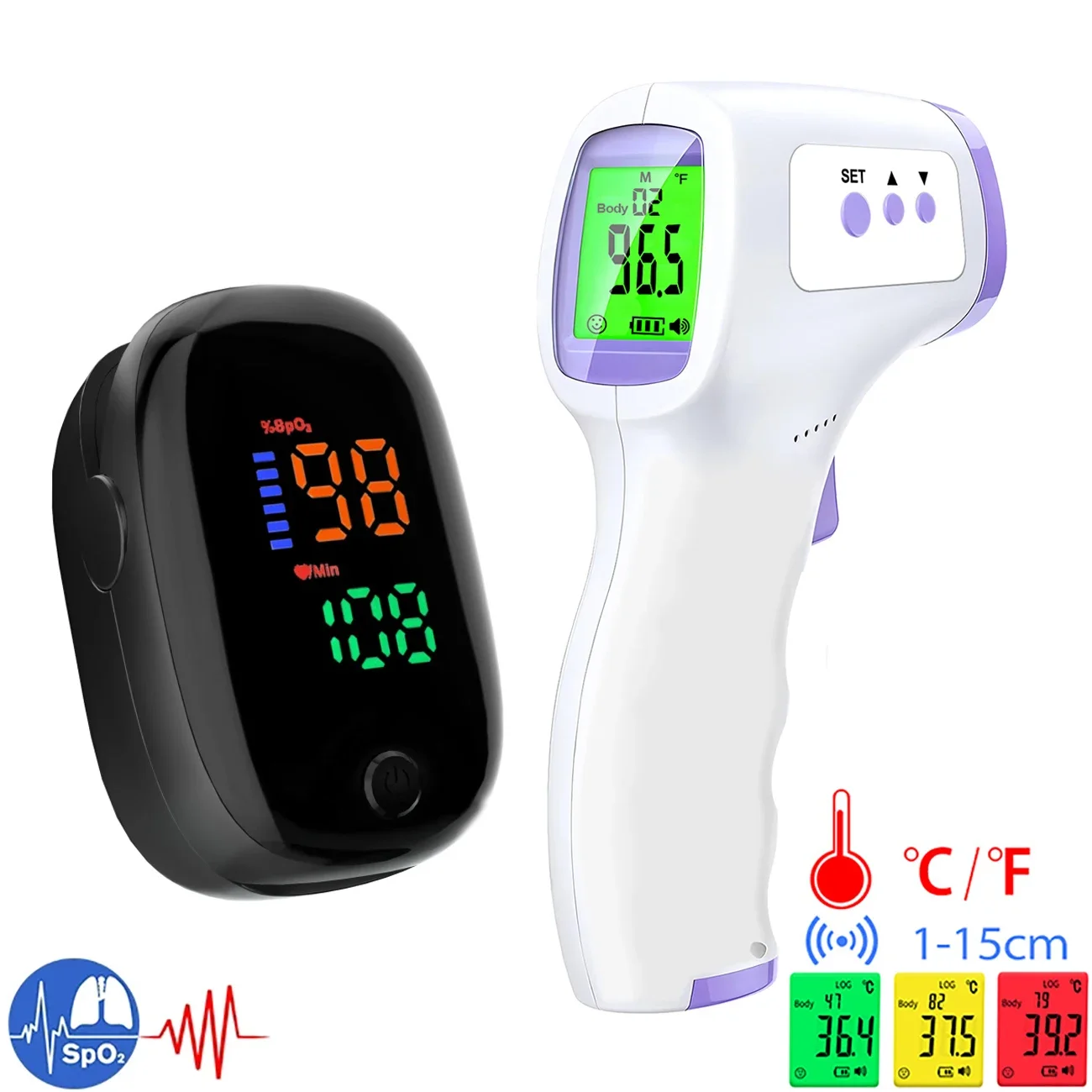 의료용 적외선 체온계, LED 디지털 백라이트, 비접촉 - Pulse Oximeter 리뷰 및 가격